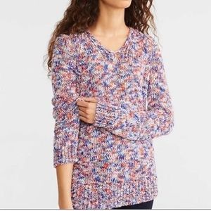 Lou & Grey for LOFT NWT Multicolor Chunky Knit Sweater - Size XS